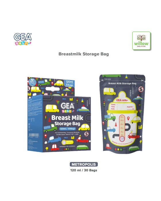 GEA BABY BREASTMILK STORAGE BAG 120ML